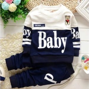 TMF-206 Sweater & Pant Set-(Baby Navy)